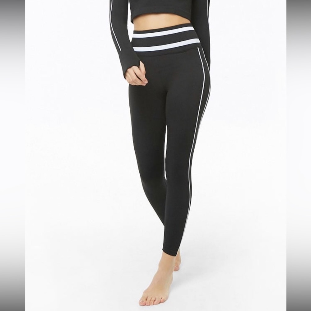 Seamless Striped Leggings
